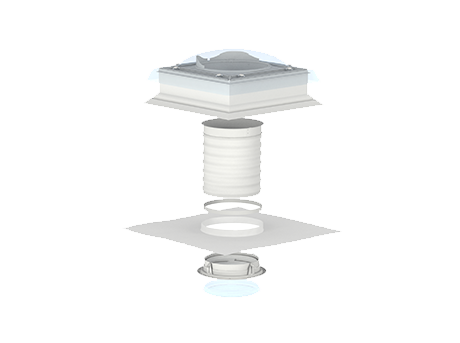 Flat roof flex tunnnel TCF